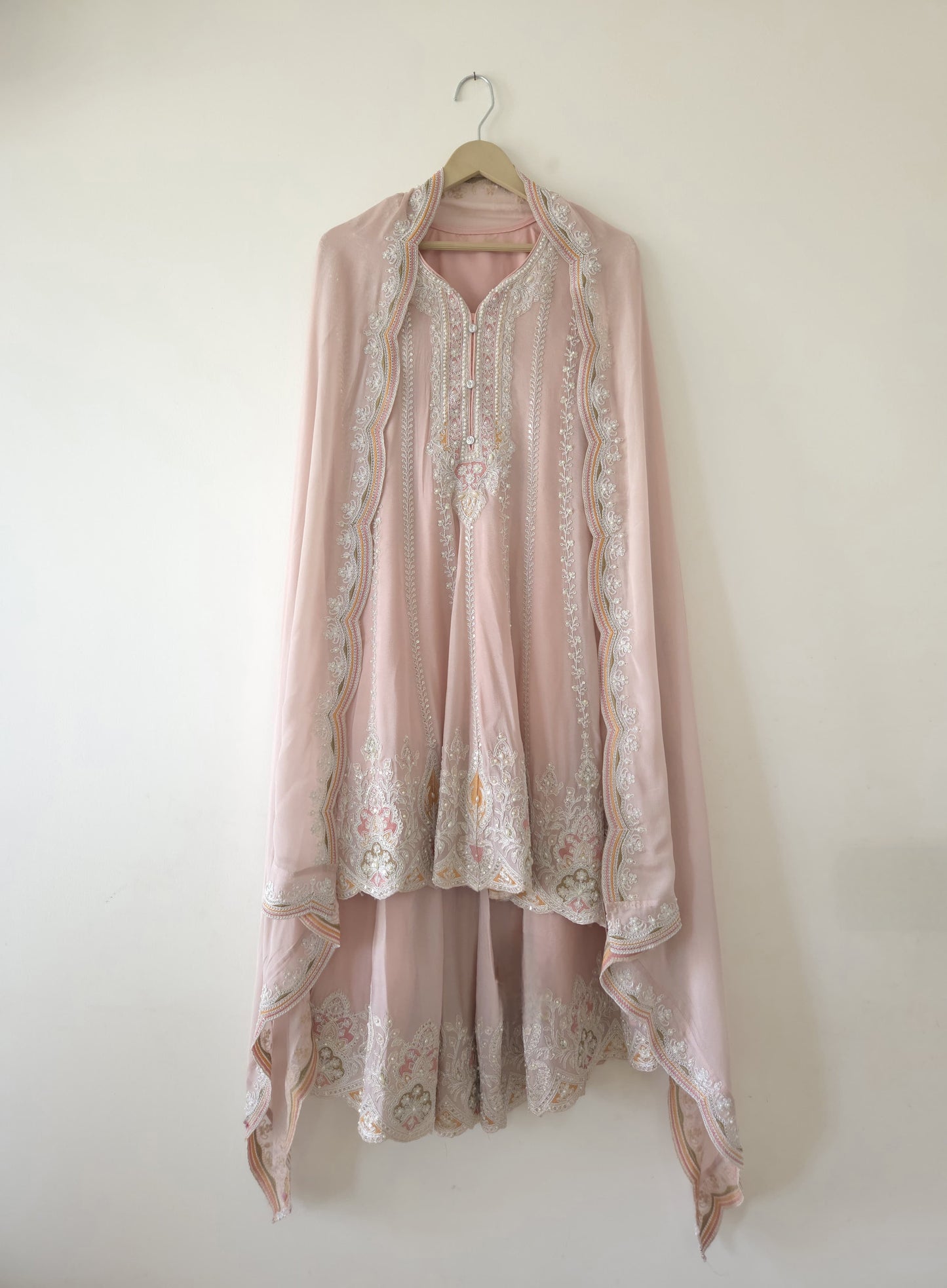 DH088-P Beautiful Pure Chinon Anarkali Suit with Sharara