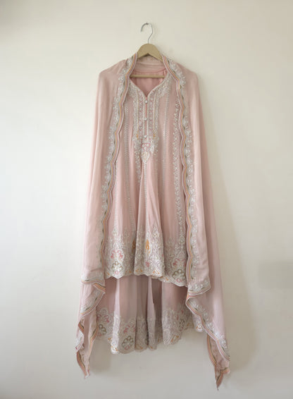 DH088-P Beautiful Pure Chinon Anarkali Suit with Sharara