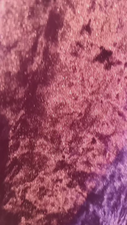 DH282-Plum Velvet Sleeveless Kurta with Palazzo Set