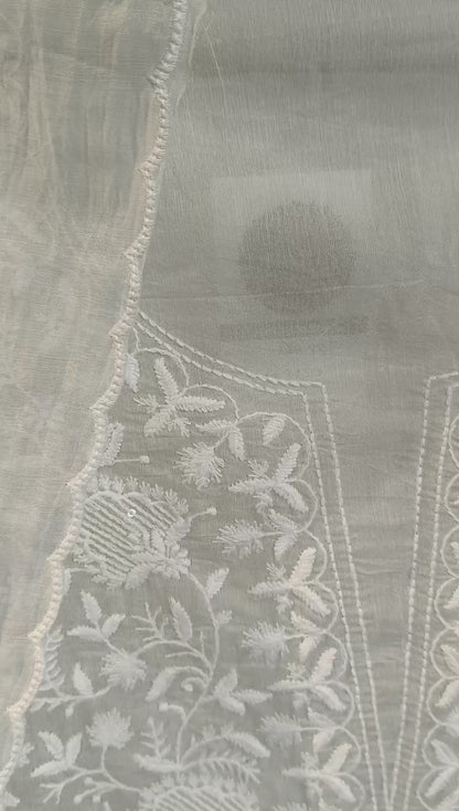 DH228-Ethereal Pastel Blue Suit With Graceful Thread work