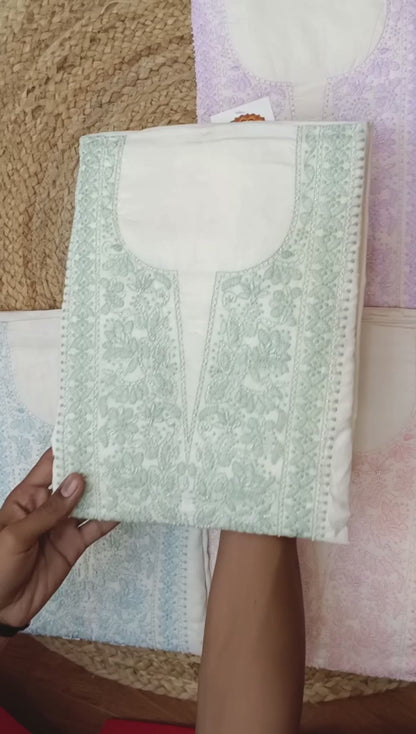 DH246-Timeless White Chikankari Embroidered Suit