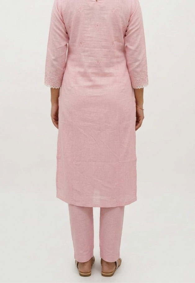 DH201- Delicate Indian Suit for Women in Pink
