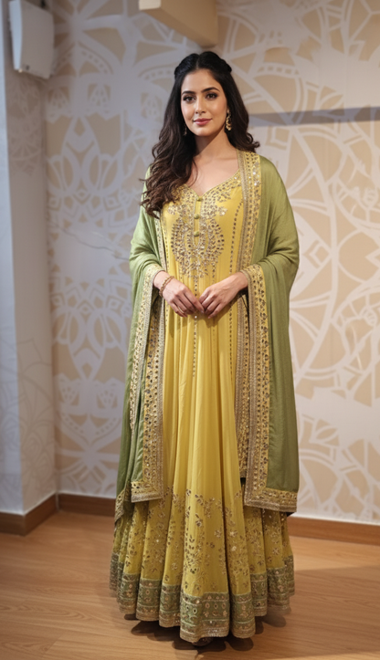 DH271- Olive & Gold Grace